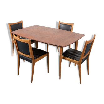 Swedish dining set by Karl Erik Ekselius JOC