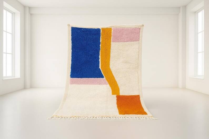Handmade wool rug 250cm x 150cm