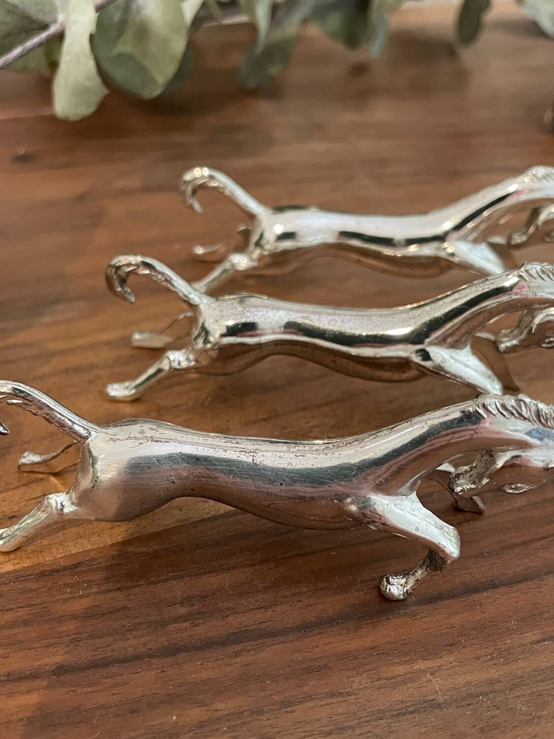 6 portes-couteaux chevaux