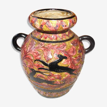 Vase en céramique de Perugia en Italie vers 1950