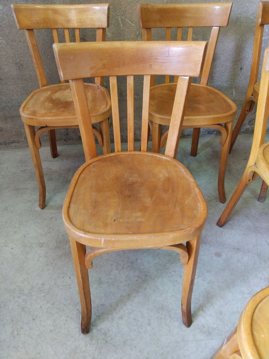 6 Bauman bistro chairs