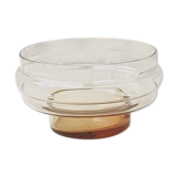 Amber glass salad bowl, 1970