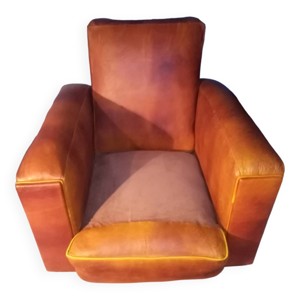 Fauteuil club carre