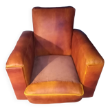 Square club armchair