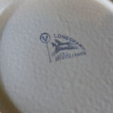 6 hollow Longchamp stoneware plates in very good condition