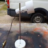 60s White Metal Lamp