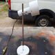 60s White Metal Lamp