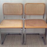 Pair of chairs Marcel Breuer Cesca B32