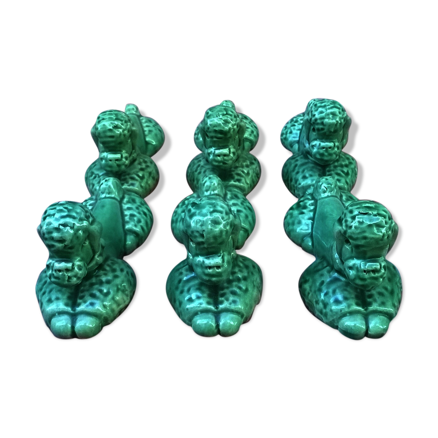 Vintage ceramic knives holders