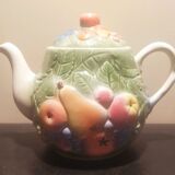 1L barbotine teapot