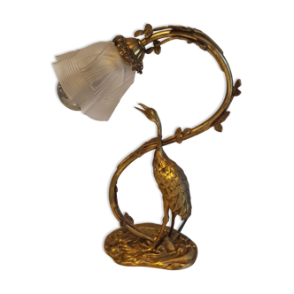 Muller Frères lamp, early twentieth century, France