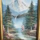 Landscape painting tableau