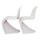 Two Panton chairs by Verner Panton for Herman Miller, 1970s, sold individually.