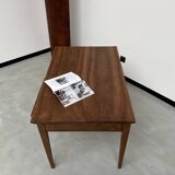 1900 solid walnut desk with two drawers