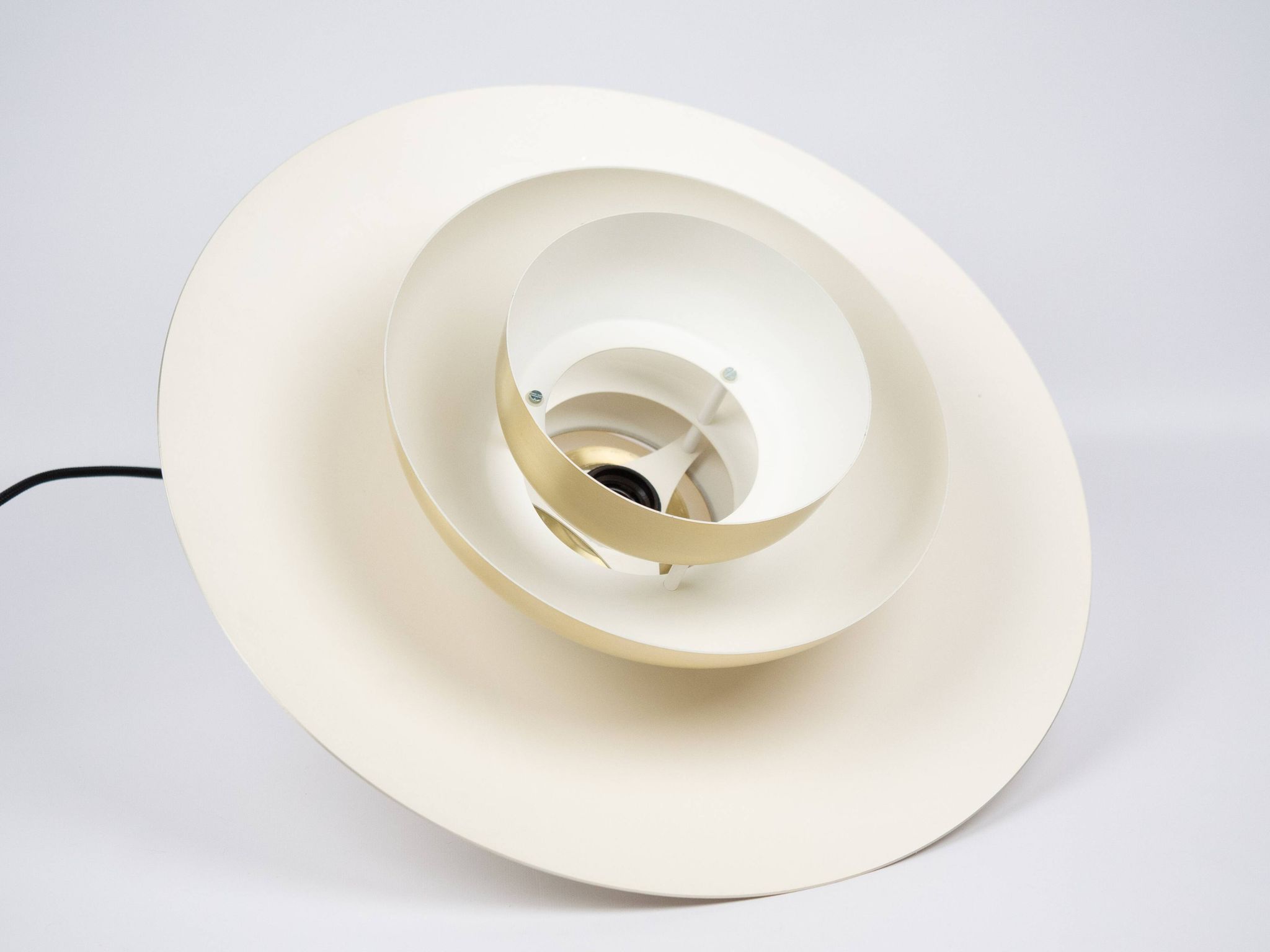 Danish vintage pendant lamp Roma by Junge, 1980s