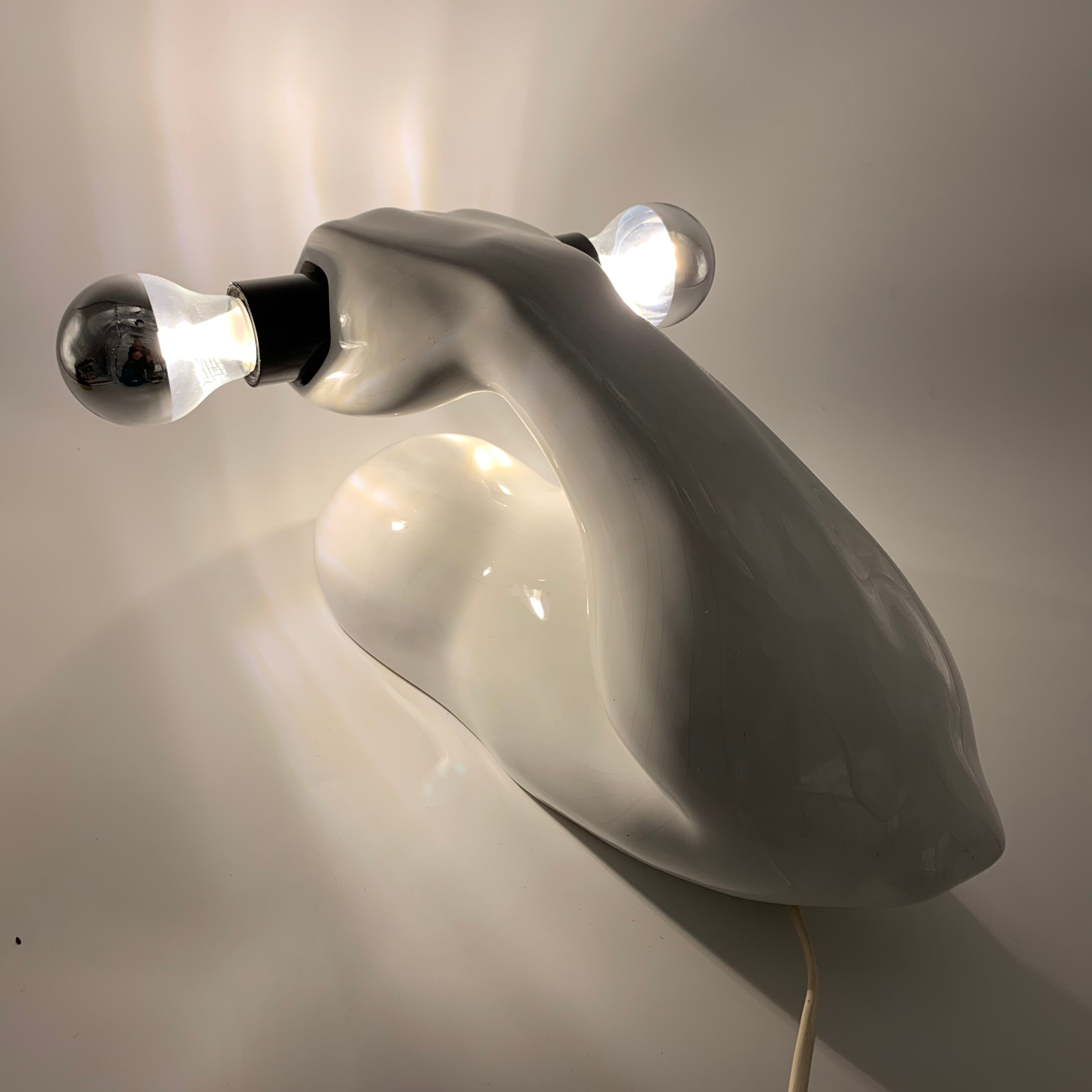 Wall light Ceramic Bras design 1980