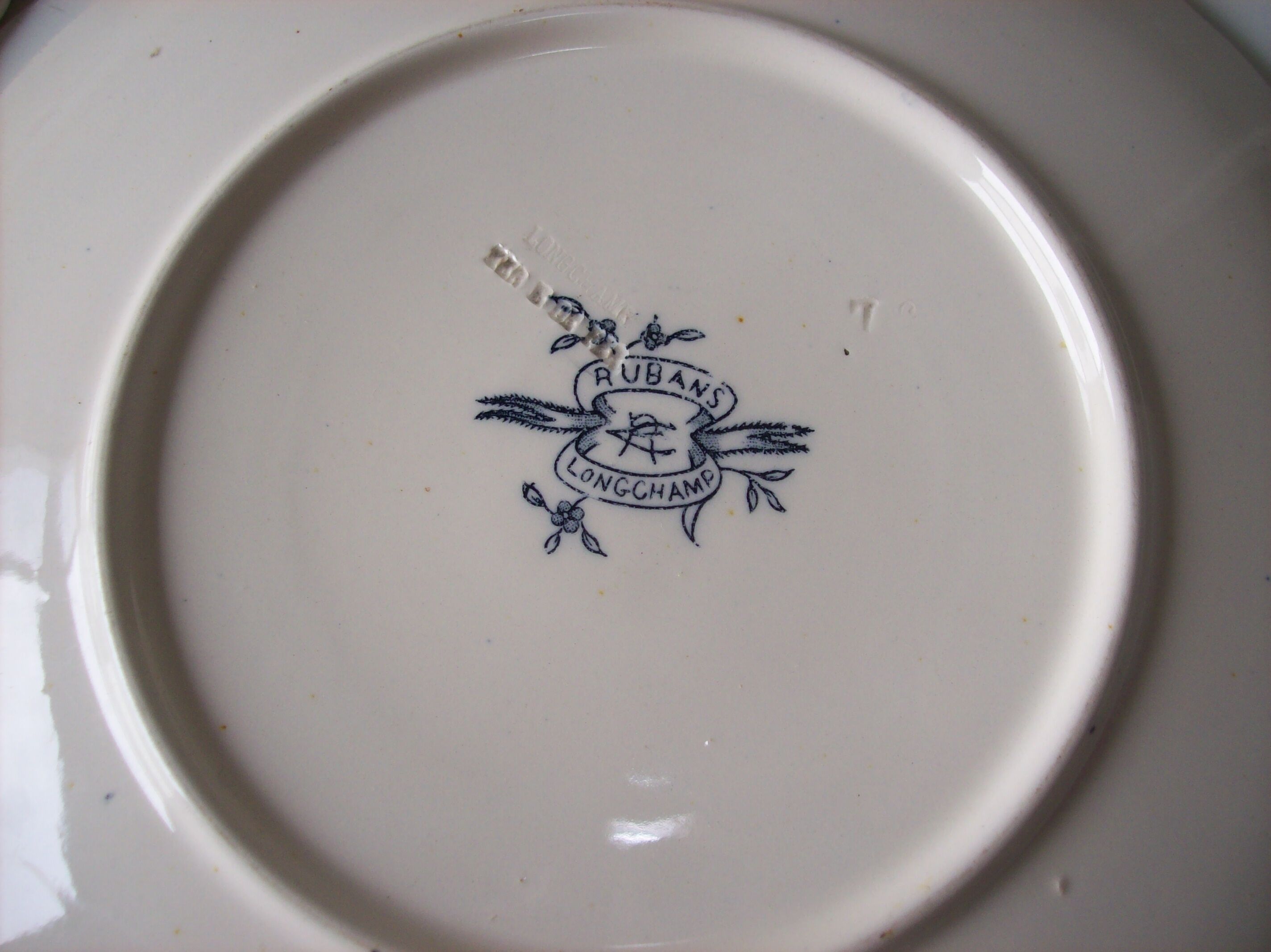 Old Longchamp plates