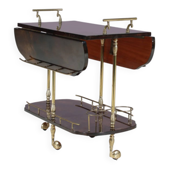 Aldo Tura bar cart, Italy 1960