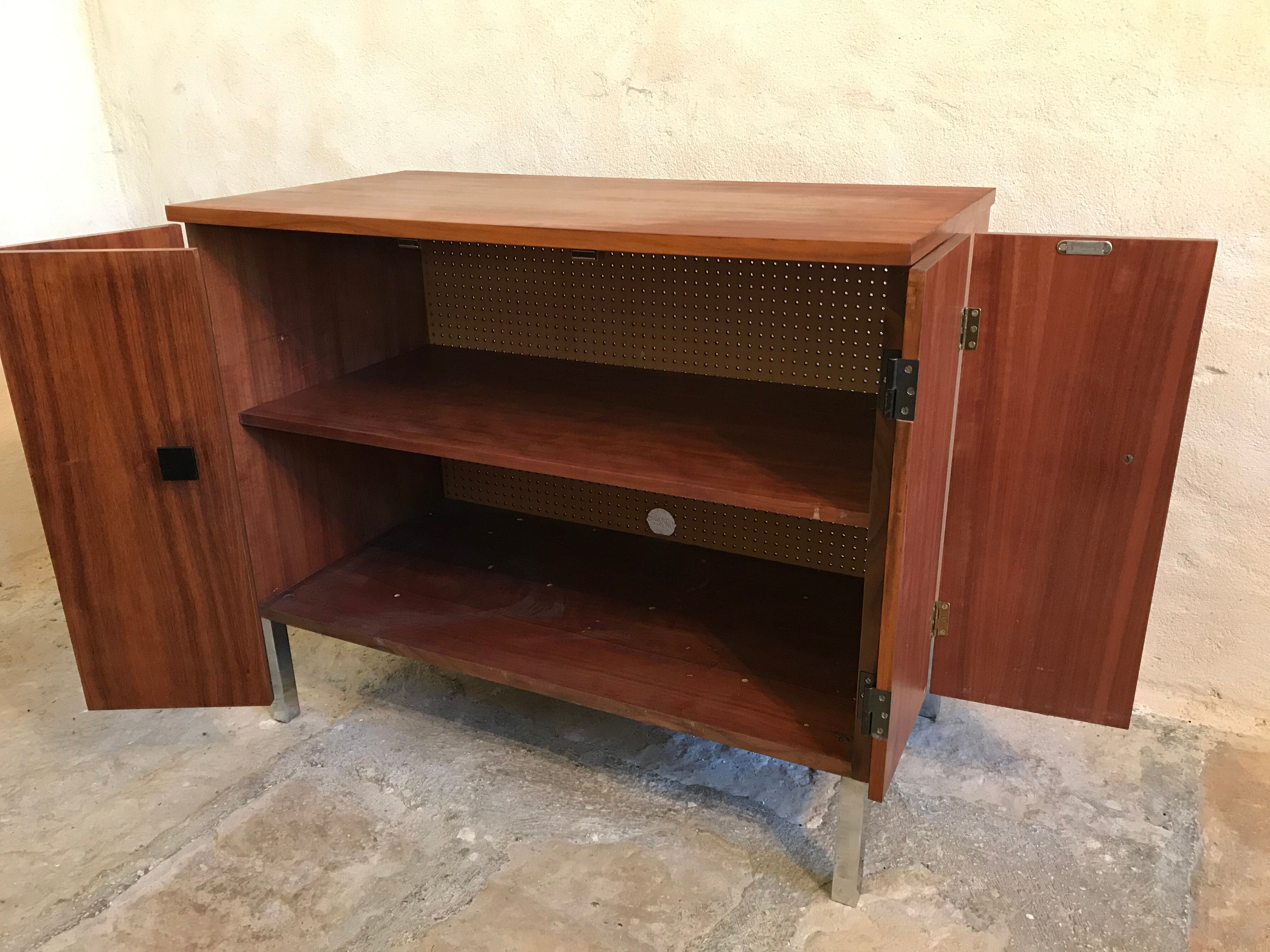 1960's vintage two-door storage unit