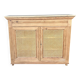 Raw wood and caning buffet