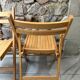 Pair of folding chairs from the 1980s