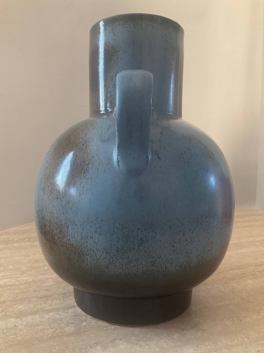Large glazed ceramic vase