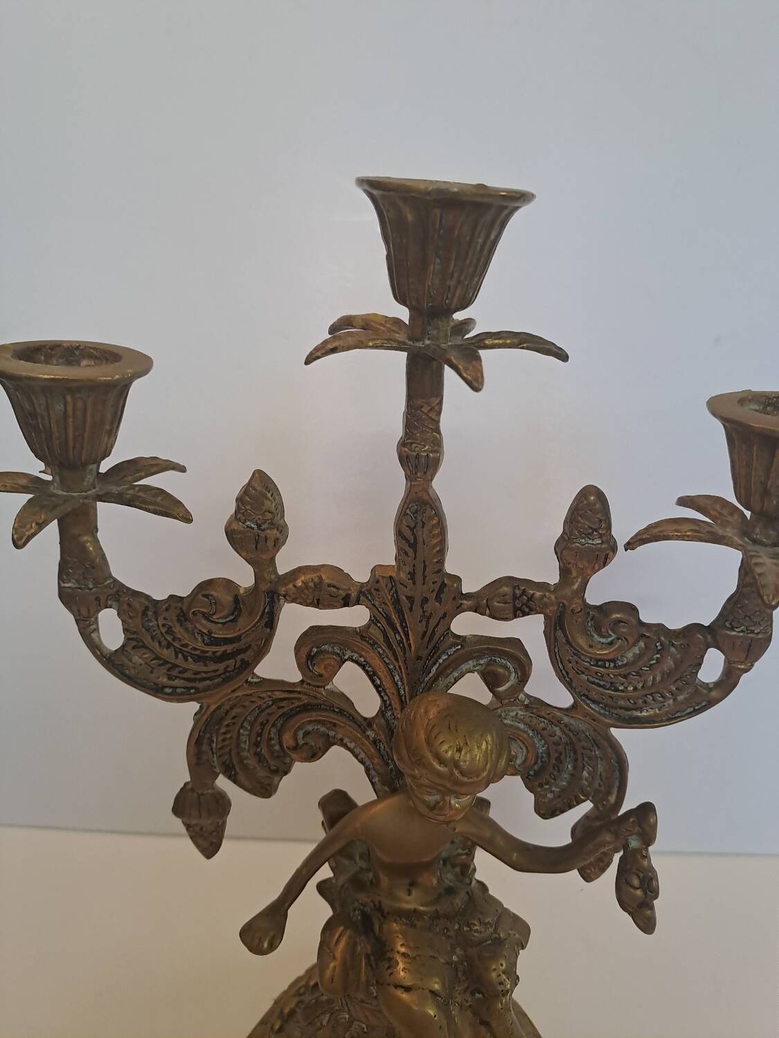 Vintage bronze chandelier