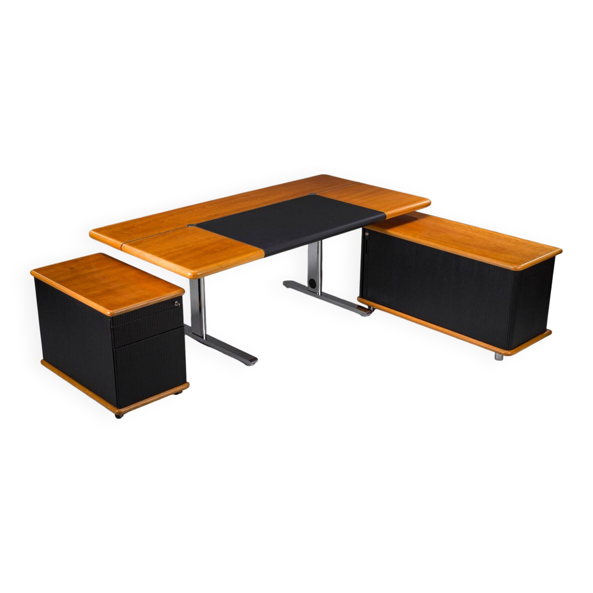 Executive office set from Walter Knoll / Wilhelm Knoll, Germany, 1970s, set of 3