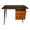 Bureau vintage en chêne, France c1950