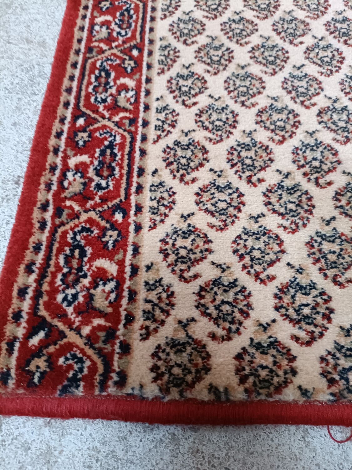 Pure new wool hallway rug Konia model from Lano, Belgium