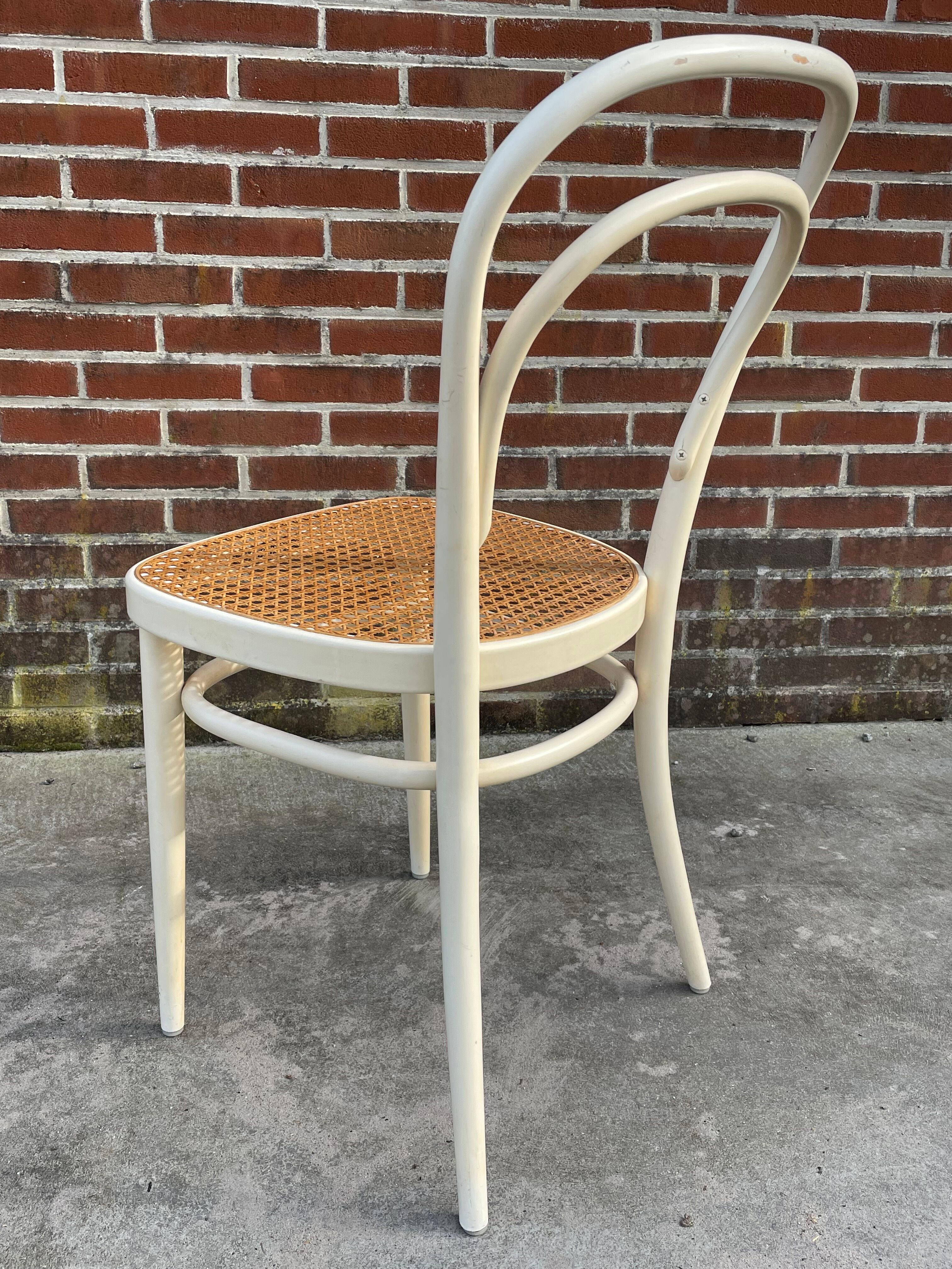 Vintage Thonet no 14 authentic white