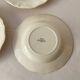 Antique Sarreguemines crockery – cream soup plates – set of 4