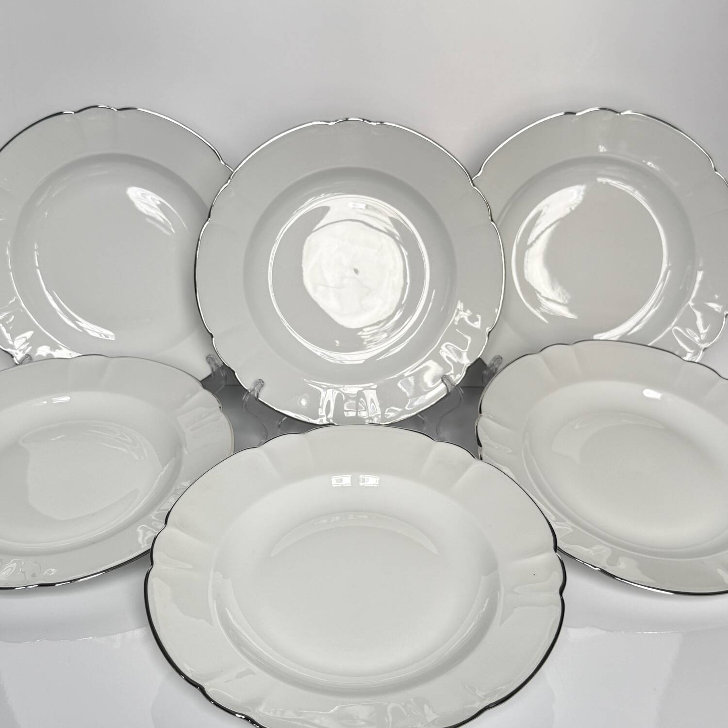 6 Haviland deep plates