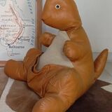 Kangaroo leather magazine rack, 1960s