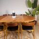 Round dining table in teak by Skovby Møbelfabrik, 1960s