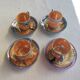 Fine porcelain cups with Japanese decor