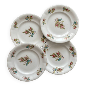 4 assiettes à dessert