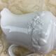 Small white porcelain milk jug
