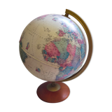 Vintage globe with ancient cartography