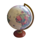 Vintage globe with ancient cartography