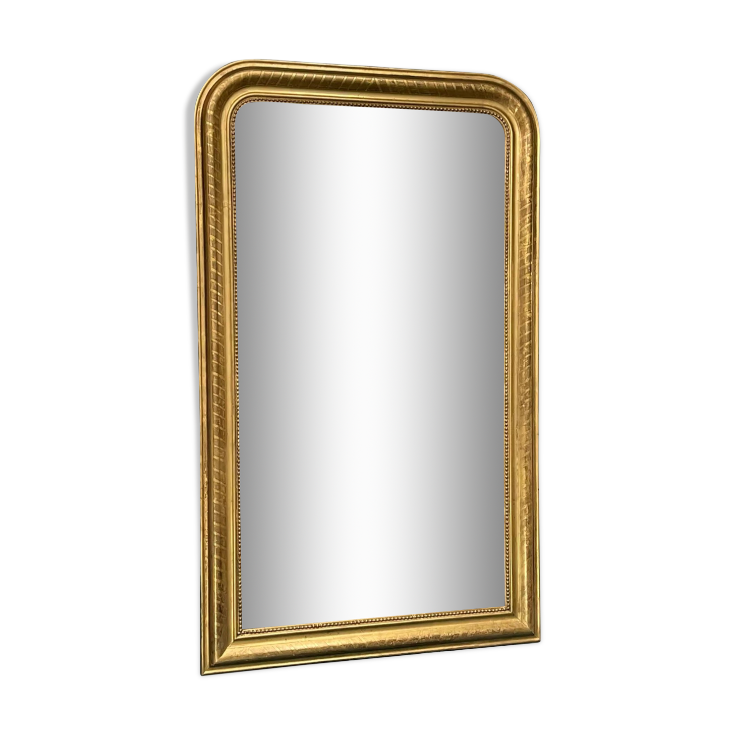 Mirror era Louis-Philippe gilding with gold leaf