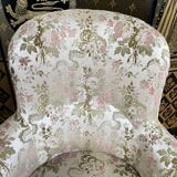 Paire de fauteuils chauffeuses Napoléon III