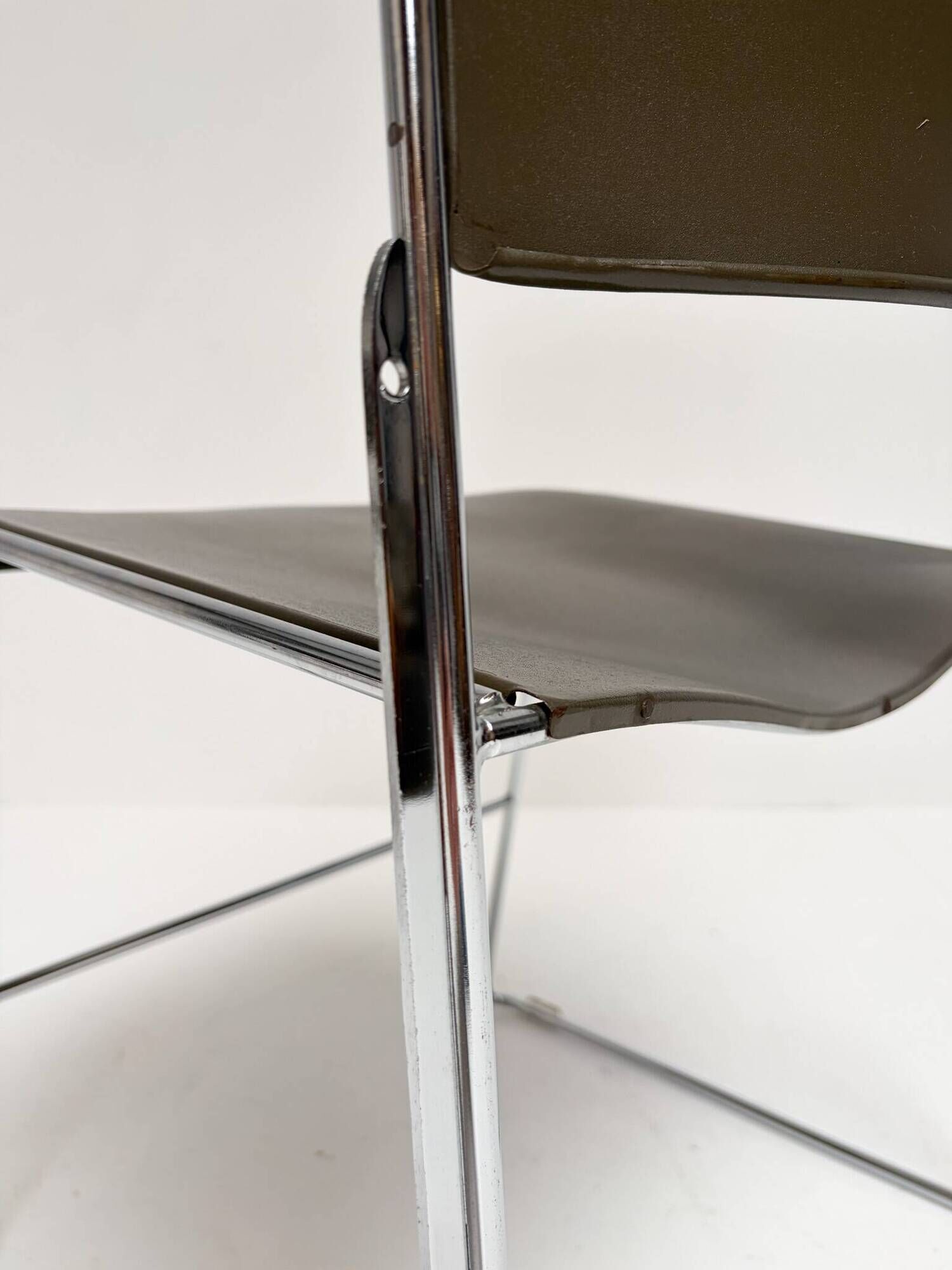 Set of 6 stacking chairs by David Rowland for HOWE, 1968