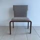 Stackable walnut chairs, Sauder designare, 1960s, USA