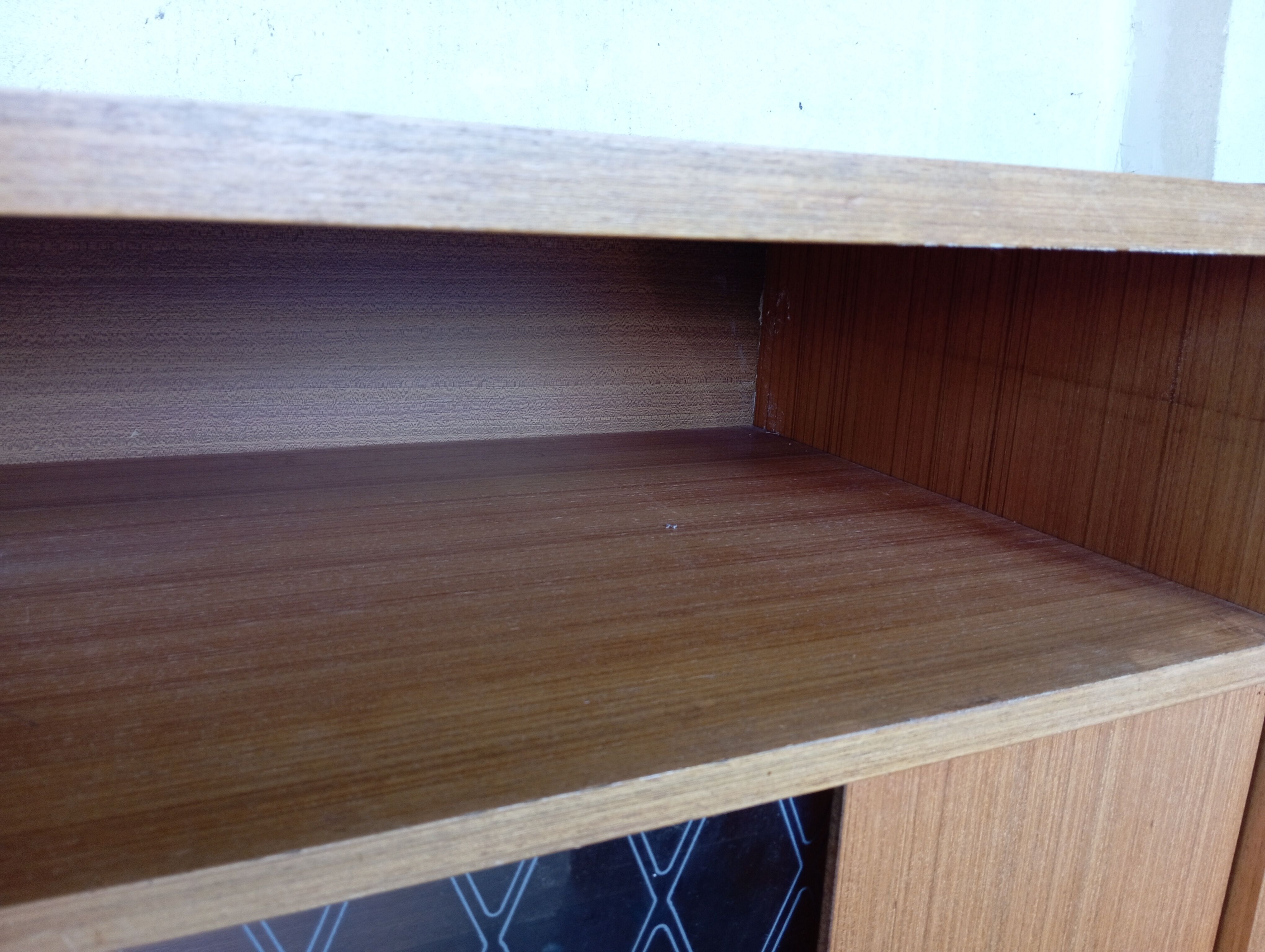 Small low storage or TV unit. 1950s-60s.