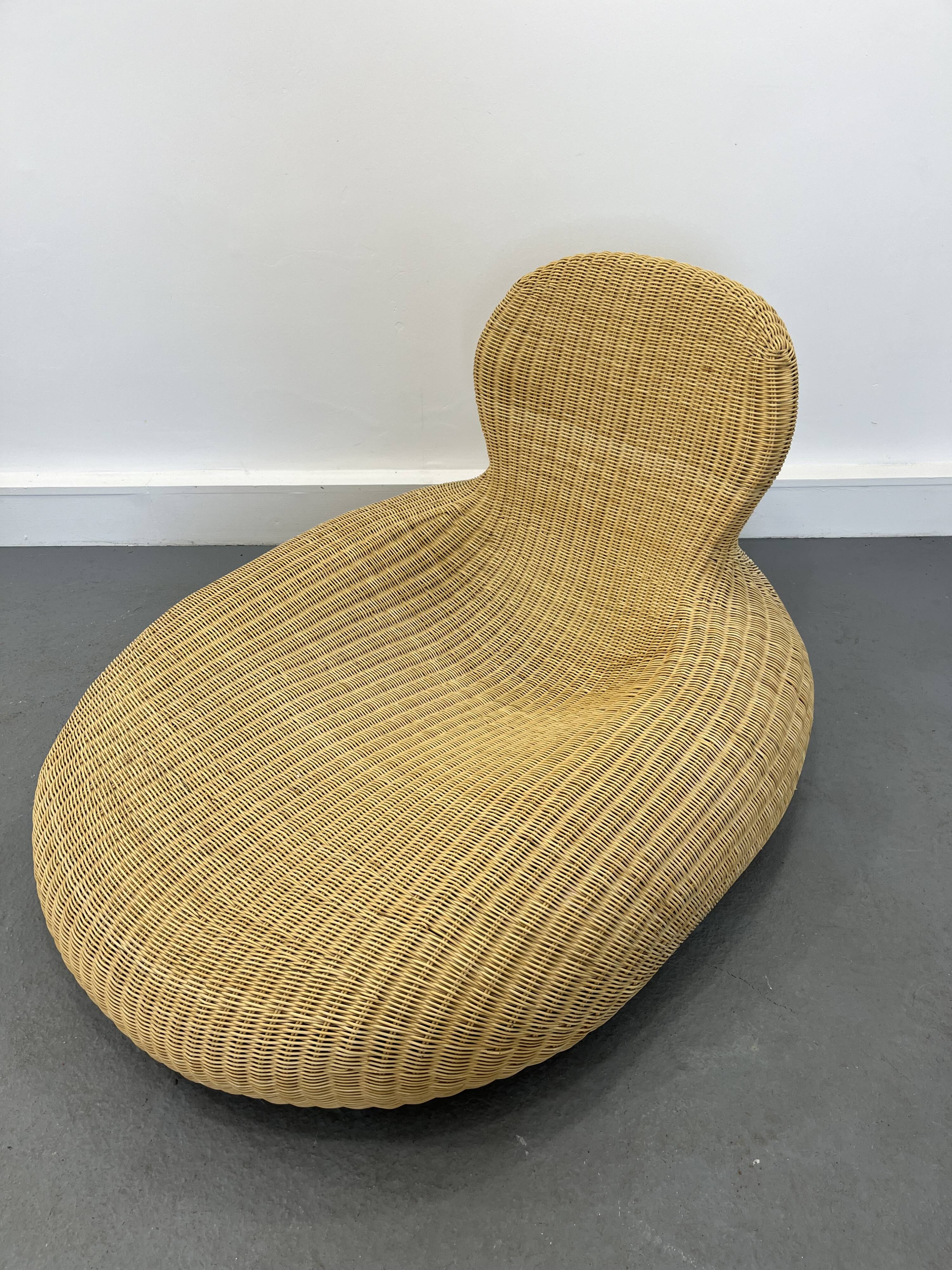 Fauteuil Storvik en Rotin par Carl Öjerstam pour Ikea