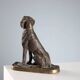 Sculpture ancienne en bronze représentant un chien, Italie, début XXe siècle