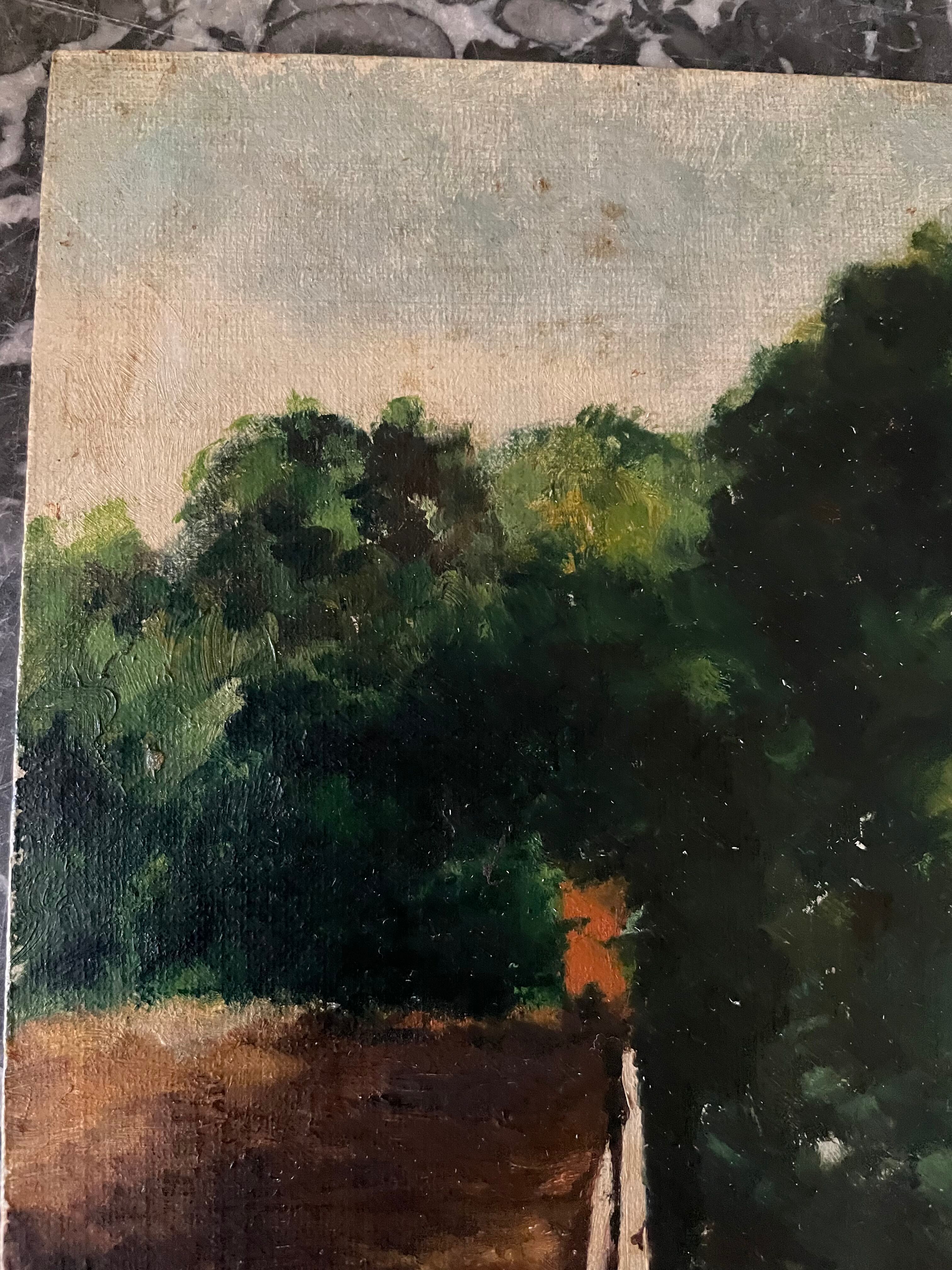 Ancient landscape painting