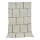 Tapis berbère blanc 255 x 152 cm