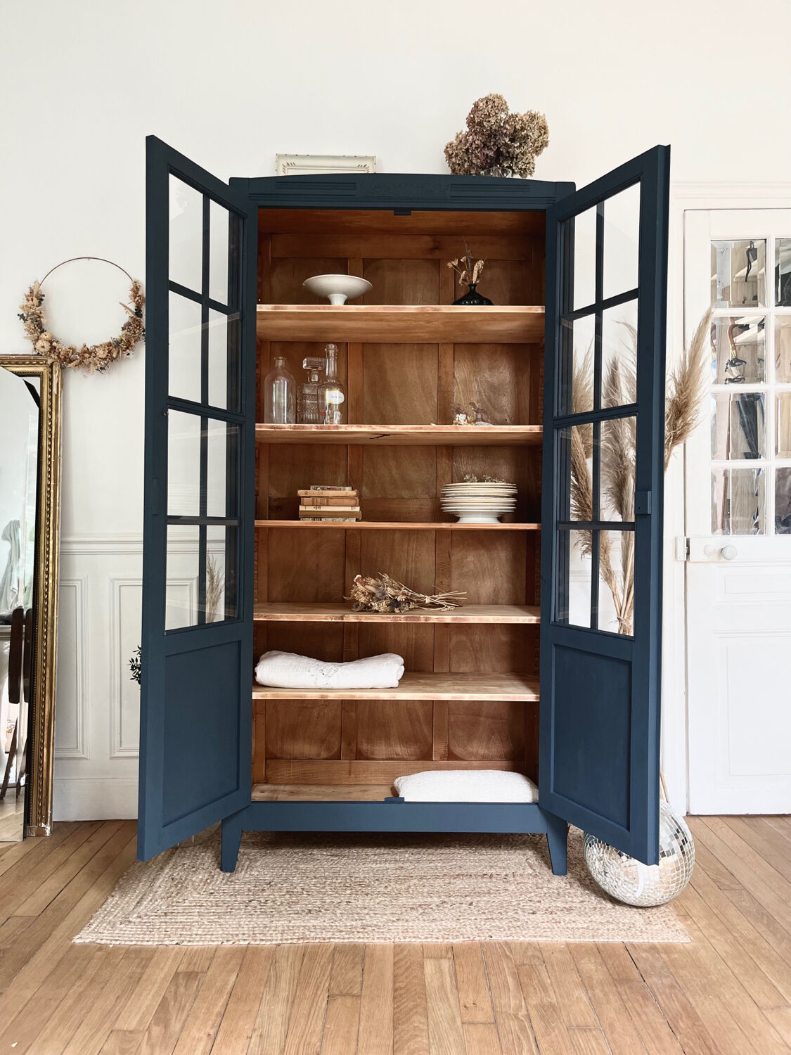 Art Deco glass cabinet 1930